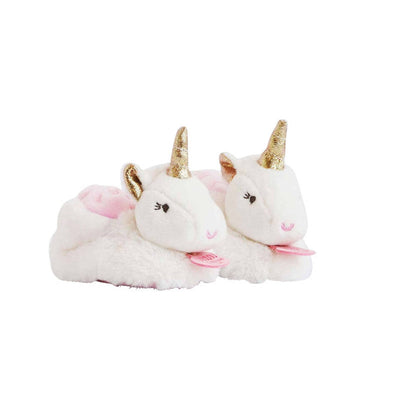 Unicorn Baby Booties With Rattle