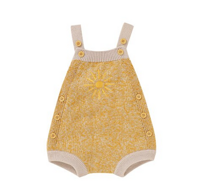 Sunshine Knitted Romper