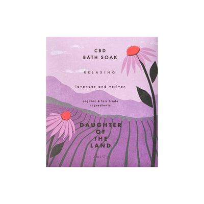 Relaxing CBD Lavender + Vetiver Bath Soak